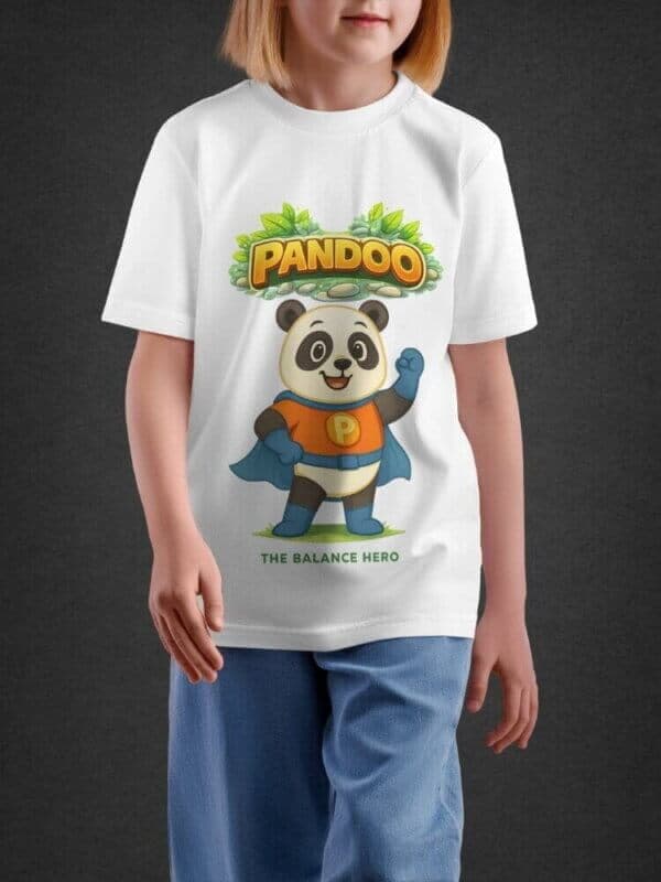 Front view of Pandoo Tshirts for Kids