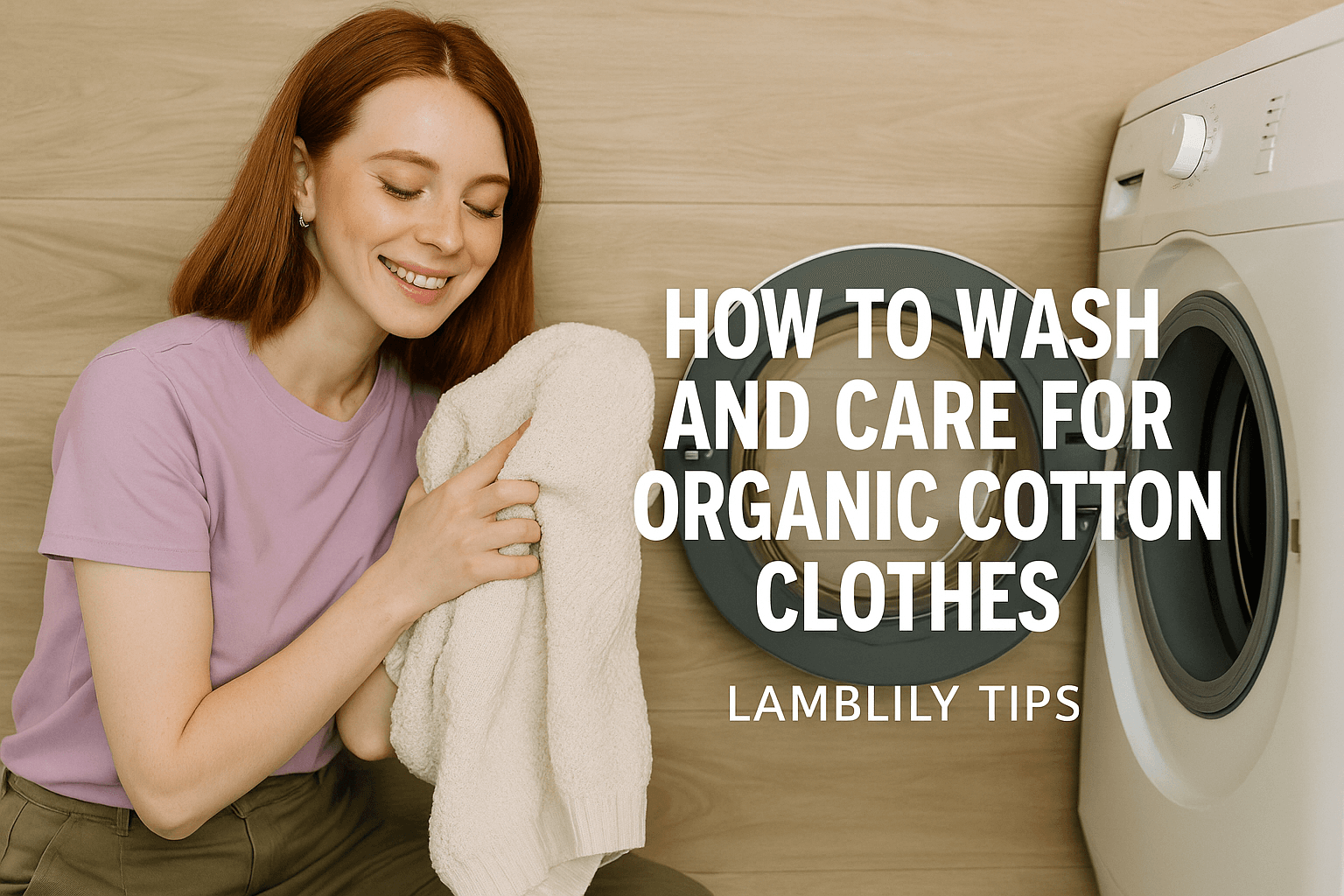 How to Care for Organic Cotton Clothes: LAMBLILY Guide