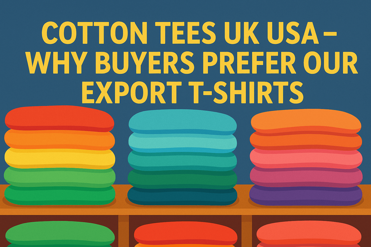 Cotton Tees UK USA: Why Wholesale Buyers Choose LAMBLILY