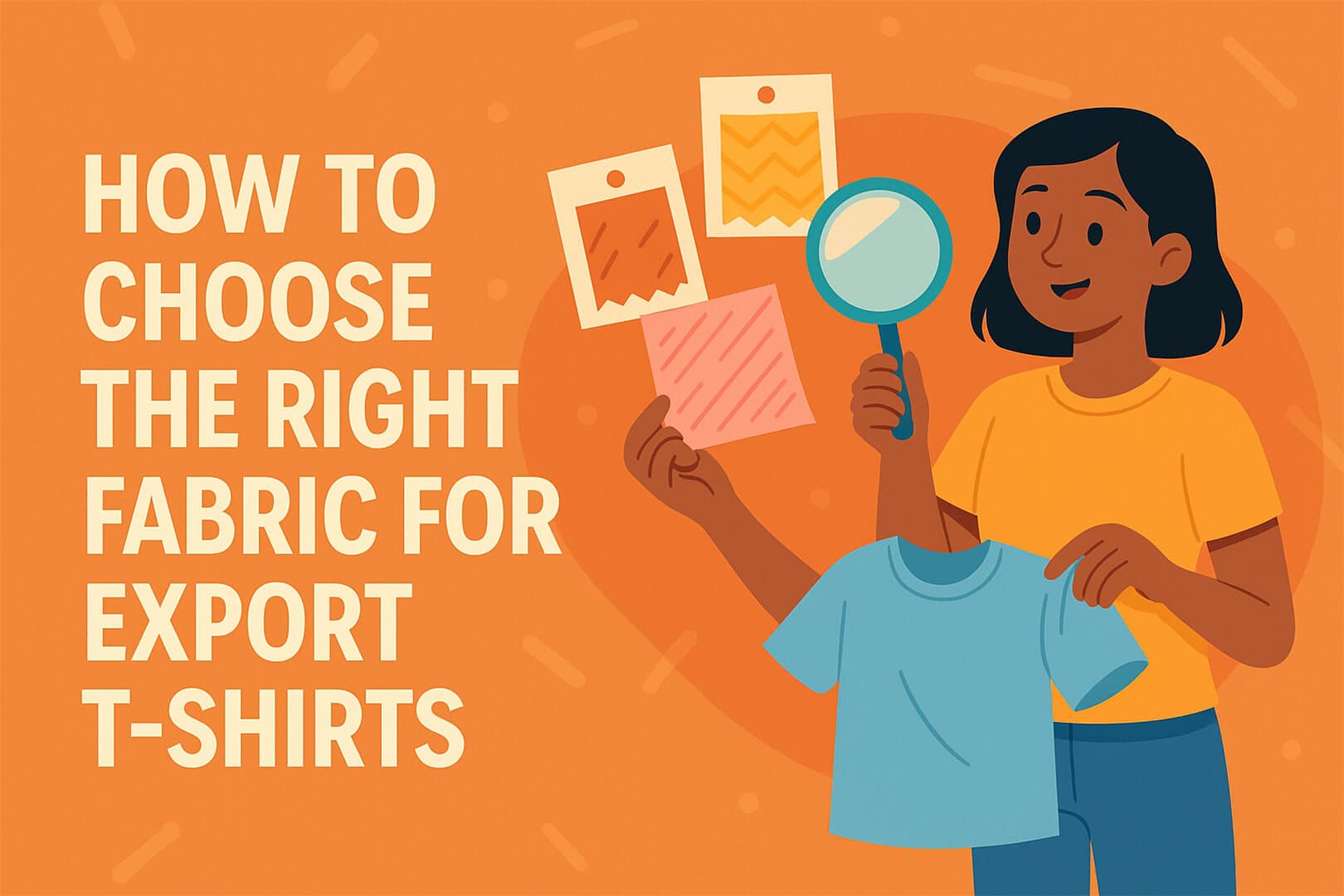 How to Choose the Right Fabric for Export T-Shirts
