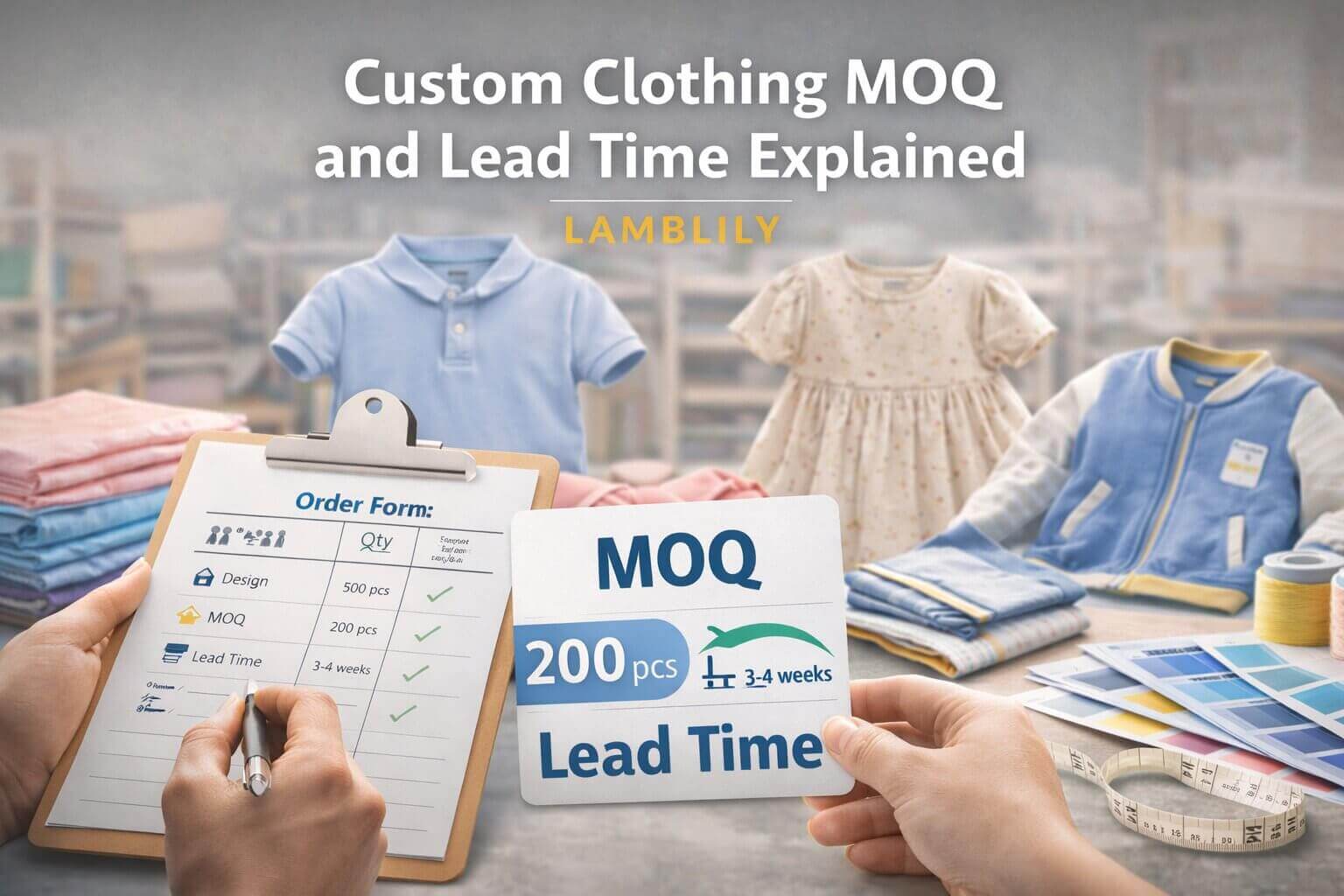 MOQ and Lead Time Explained for Kidswear Export Buyers