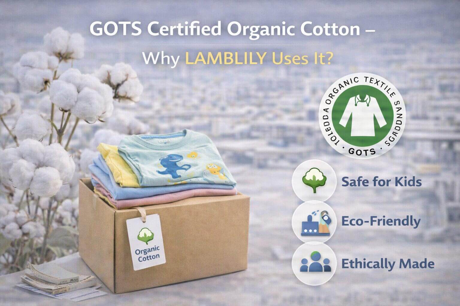 GOTS Certified Organic Cotton in Kidswear: LAMBLILY Guide
