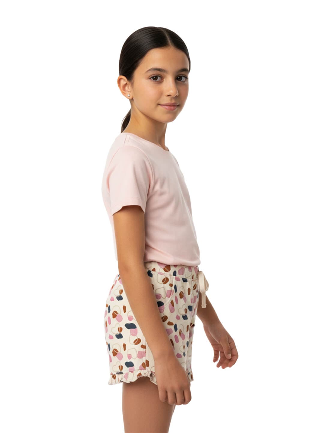Girls Printed Shorts Cute Fun 100% Cotton