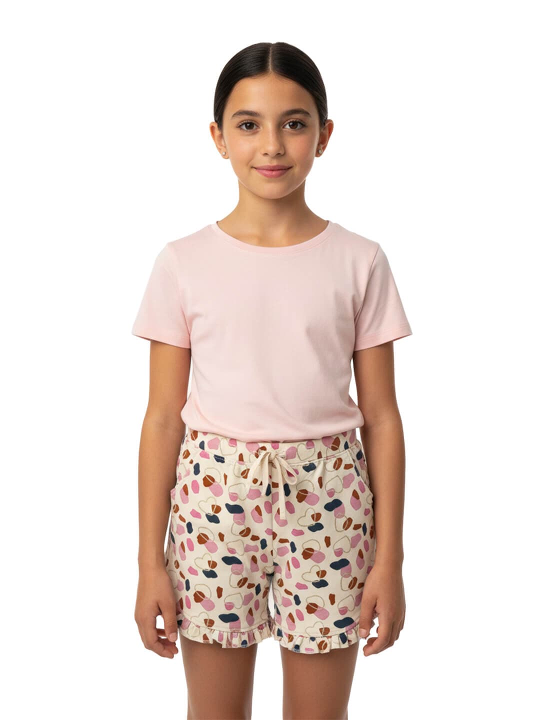 Girls Printed Shorts Cute Fun 100% Cotton