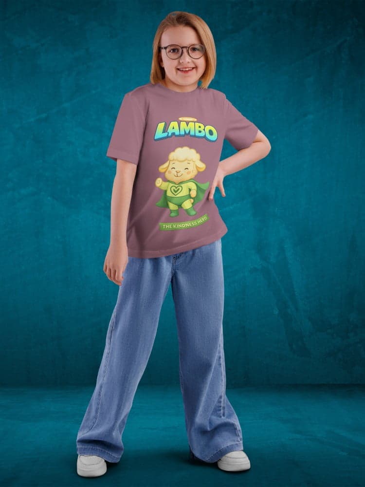 Lambo Tshirts for Kids 7-12Y Cute Fun Tee