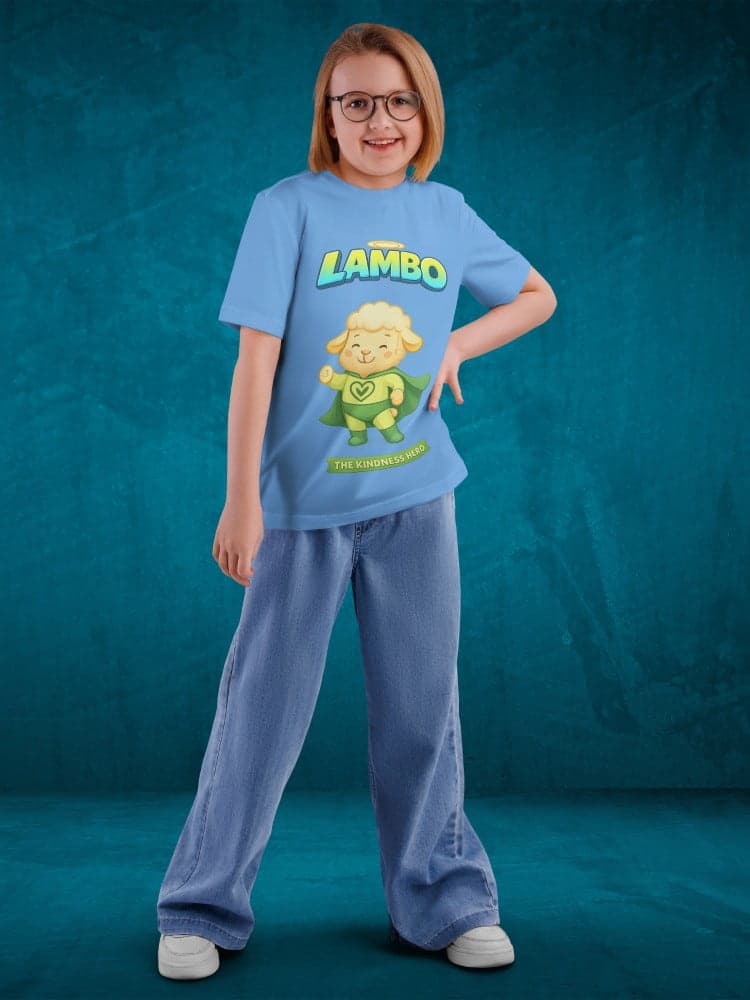 Lambo Tshirts for Kids 7-12Y Cute Fun Tee