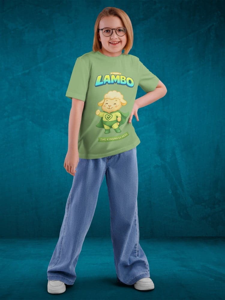 Lambo Tshirts for Kids 7-12Y Cute Fun Tee