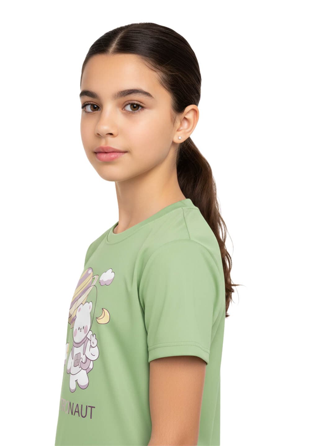 Tshirt for Girls Cute Astronaut 2-6Y Amazing Fun