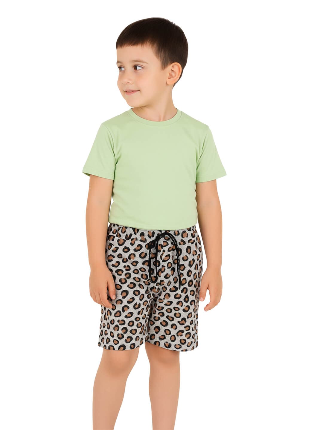 Kids Animal Print Shorts Cute Fun 100% Cotton