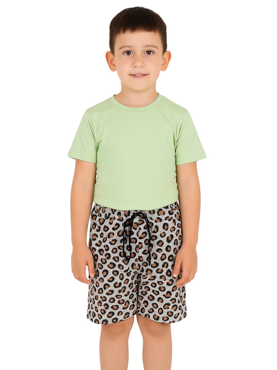 Kids Animal Print Shorts Cute Fun 100% Cotton