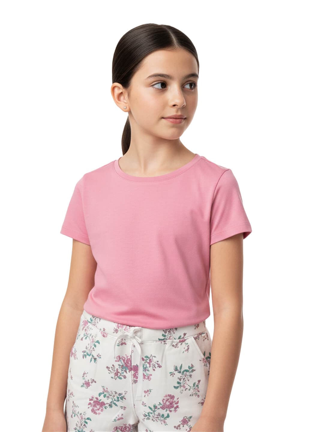 Girls Floral Shorts Cute Fun 100% Cotton