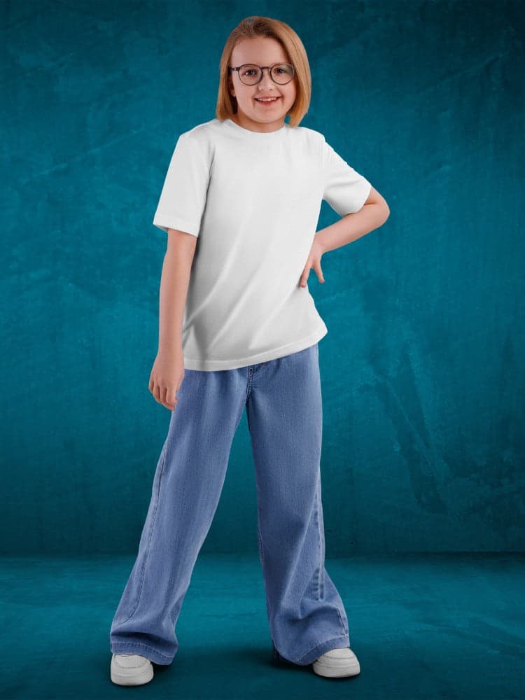 Plain Tshirt for Kids Cute Fun 100% Cotton