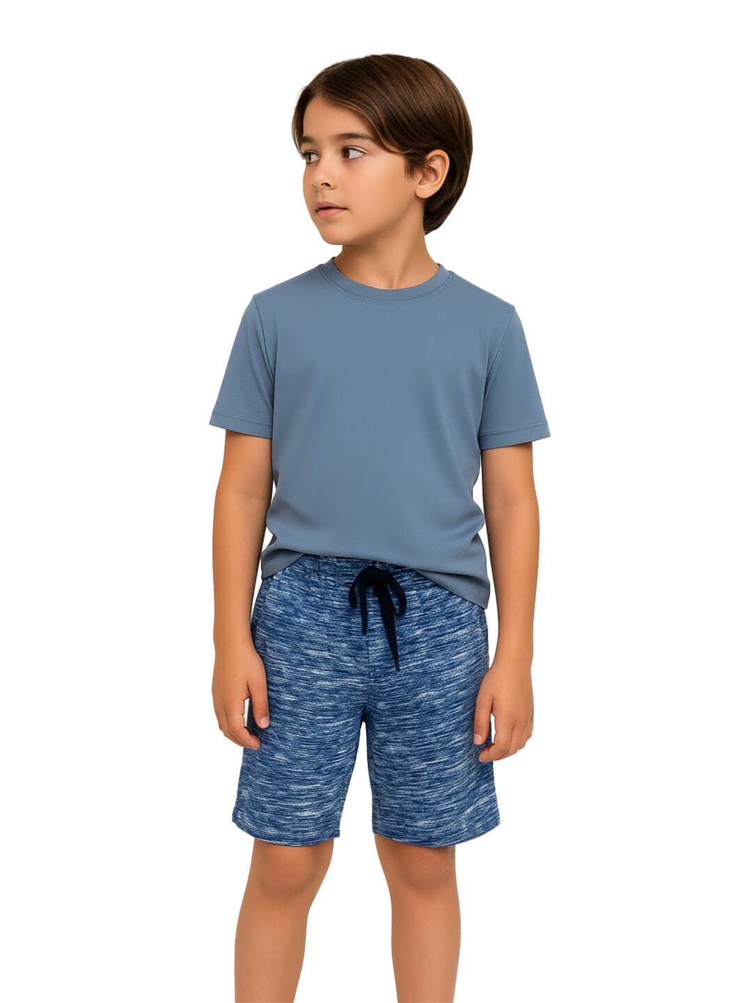 Kids Melange Shorts Cute Fun 100% Cotton