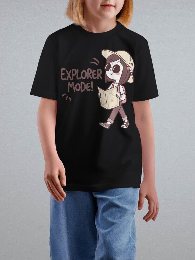 Tshirt for Girls Explorer 2-6Y Amazing Fun Tee