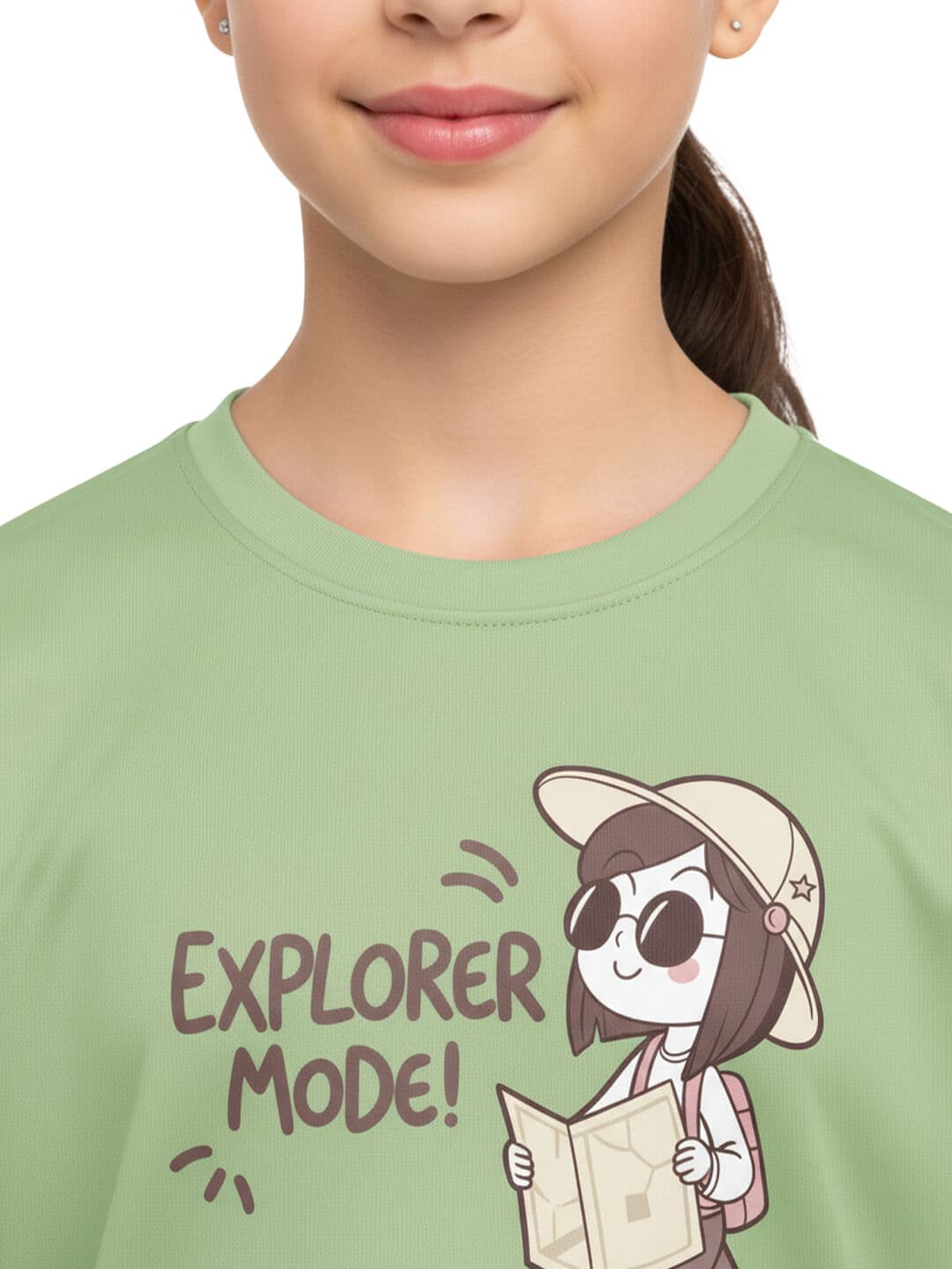Tshirt for Girls Explorer 2-6Y Amazing Fun Tee